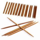 55pcs Bamboo Knitting Needles Wood Crochet Hooks DIY Craft Set