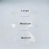 Acrylic Key Pouch Cutting Templates Set Sewing Stencils
