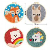Magic Embroidery Pen Set Punch Needle Kit Stitching Tool Apparel Sewing