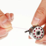 4Pcs Metal Sewing Machine Bobbins & 1Pc Bobbin Case for DIY Sewing Supplies