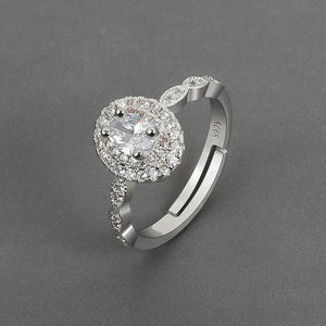 Vintage Big Stone Rings For Women Open Finger Rings Girls Christmas