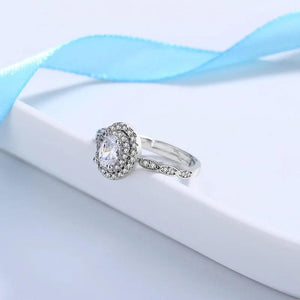 Vintage Big Stone Rings For Women Open Finger Rings Girls Christmas