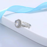 Vintage Big Stone Rings For Women Open Finger Rings Girls Christmas