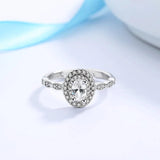 Vintage Big Stone Rings For Women Open Finger Rings Girls Christmas