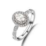 Vintage Big Stone Rings For Women Open Finger Rings Girls Christmas