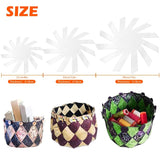 Quilting Template Woven Spiral Basket DIY Ruler