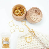 30pcs Cat Ears Metal Needle Clip Stitch Markers Crochet Latch Knitting