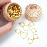 30pcs Cat Ears Metal Needle Clip Stitch Markers Crochet Latch Knitting