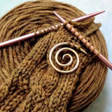Spiral Cable Knitting Needles Sewing Stitch Holders Crochet Tool