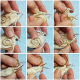 Spiral Cable Knitting Needles Sewing Stitch Holders Crochet Tool