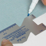 Metal Quilting Tailor Ruler Sewing DIY Patchwork Quilting Hand Craft