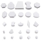 25 DIY Paper Quilting Templates - Round Diamond Hexagon Patchwork