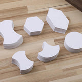 25 DIY Paper Quilting Templates - Round Diamond Hexagon Patchwork
