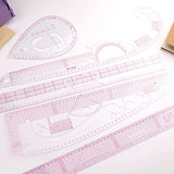6 PCS French Curve Ruler Patchwork Tailor Drawing Template DIY Sewing Tool Kit