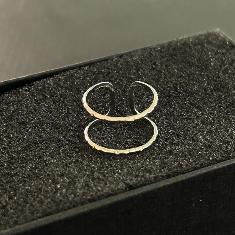 Cutout Stainless Steel Ring Wedding Jewelry Christmas Gift
