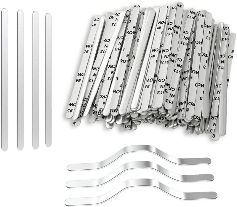 Aluminum Nose Bridge Strips Adjustable Clips Wire for Mask Making