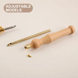 5MM/3.5MM Knitting Embroidery Pen Wooden Handle