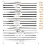 5/12 Pcs Metal Crochet Hook Knitting Needles DIY Craft Tool Set