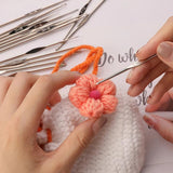 5/12 Pcs Metal Crochet Hook Knitting Needles DIY Craft Tool Set