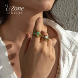 UZone Stainless Steel Rings for Men Women Wedding Engagement Jewelry
