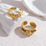 UZone Stainless Steel Rings for Men Women Wedding Engagement Jewelry