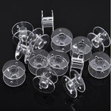 25Pcs Clear Sewing Machine Bobbins Spools Storage Box DIY Home Sewing Tools