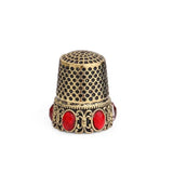 Vintage Sewing Thimble Embroidery Finger Protector Finger Ring Thimble DIY Craft