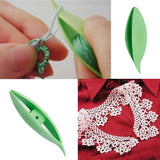 7pcs Plastic Tatting Shuttles Set Lace Making Craft Tool Accessory