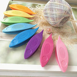 7pcs Plastic Tatting Shuttles Set Lace Making Craft Tool Accessory