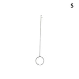 Stainless Steel Crochet Hook Loop Turner Fabric Tubes Strap Belt Strips DIY