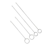 Stainless Steel Crochet Hook Loop Turner Fabric Tubes Strap Belt Strips DIY