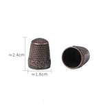 Retro Finger Protector Antique Thimble Ring Handworking Needle Thimble