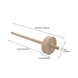DIY Drop Spindle Carved Portable Sewing Crafts Yarn Tools for Spinning Wool