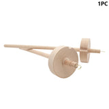 DIY Drop Spindle Carved Portable Sewing Crafts Yarn Tools for Spinning Wool