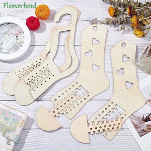 Wooden Sock Holder 3 Style Woven Socks Model Adjustable Sock Blocker