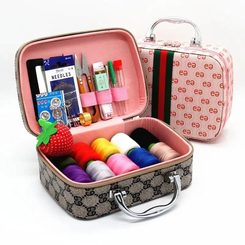 DIY Sewing Threads Kit Embroidery Tools Storage Box Set