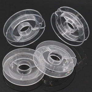 20Pcs Transparent Plastic Sewing Bobbins 50mm