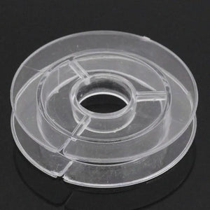 20Pcs Transparent Plastic Sewing Bobbins 50mm