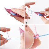 3pcs/set Plastic Tatting Shuttle Hand Lace Making Craft Sewing DIY Craft Tools