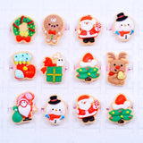 Christmas Santa Elk Socks Snowman Ring For Party