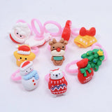 Christmas Santa Elk Socks Snowman Ring For Party