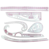 French Curve Sewing Ruler Patchwork Measure Tailor Drawing Template DIY