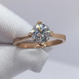 Classic 4-Claw Zircon Wedding Jewelry For Women