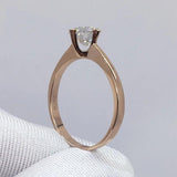 Classic 4-Claw Zircon Wedding Jewelry For Women