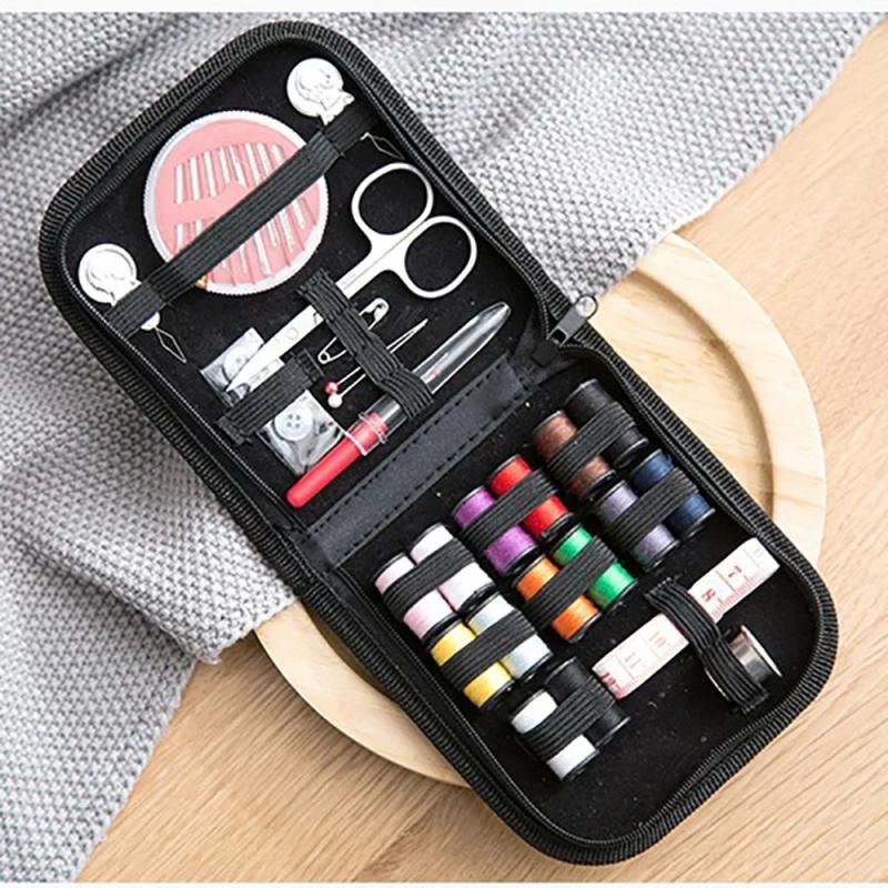 Portable Sewing Tools Kit for Hand Stitching Embroidery Thread Needle