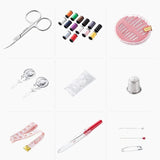 Portable Sewing Tools Kit for Hand Stitching Embroidery Thread Needle