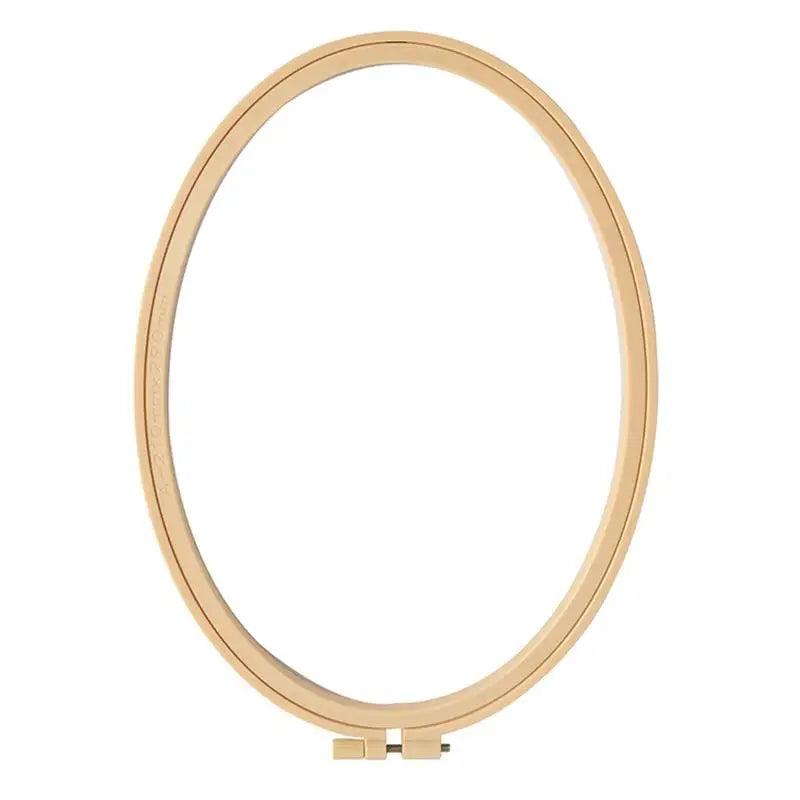 Bamboo Plastic Embroidery Hoops Frame for DIY Cross Stitch