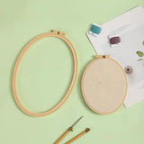 Bamboo Plastic Embroidery Hoops Frame for DIY Cross Stitch