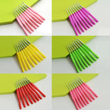 8pc Soft Handle Aluminum Crochet Hook Set DIY Knitting Tool