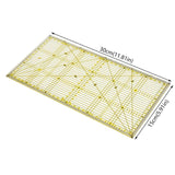 DIY Patchwork Hand Tools Sewing Part Fixed Gauge Fabric Cutting Ruler 15x30CM